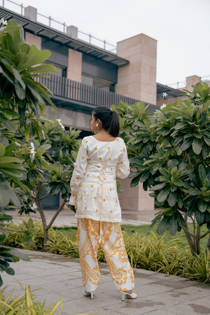 Ivory Floral Printed Co-ord Set
